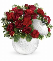 Shimmering Snow Bouquet Davenport Florist - Same Day Flower Delivery - Flower Power 